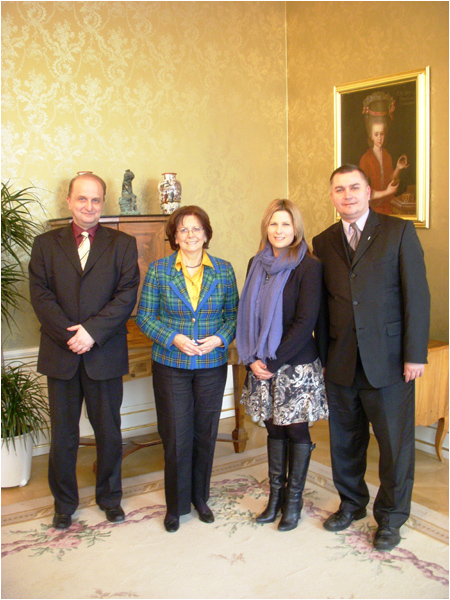 JCI Vice President for Europe met with the Slovak First Lady