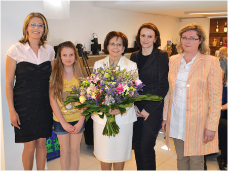 First Lady of Slovakia at the festive evaluation of a literary competition