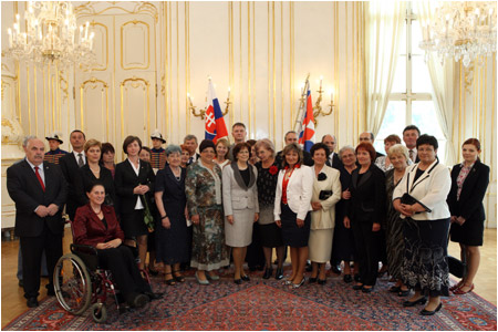 First lady met awarded personalities of the Slovak Red Cross