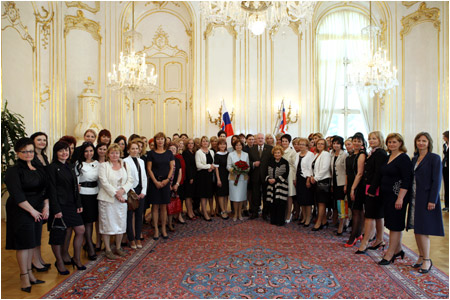 Meeting with businesswomen and manageresses from across Europe