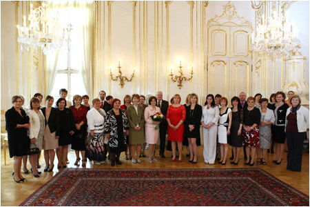 Presidential couple welcomed the Slovak Chamber of Nurses and Midwives delegation
