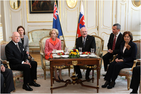 General Governor of Australia on a working visit in Slovakia