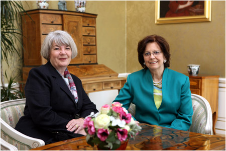 First Lady met spouse of the new Swiss ambassador