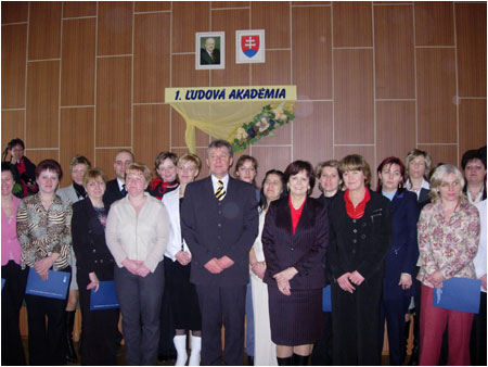 Silvia Gaparoviov Opened the First Peoples Academy in Sobrance