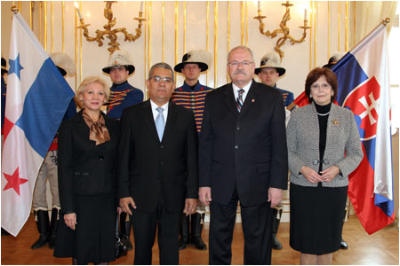 Silvia Gaparoviov privtala manelku vevyslanca Panamy
