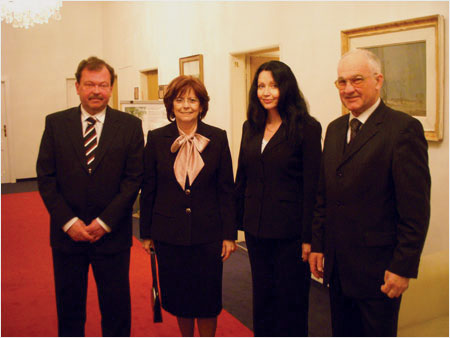 Manelka prezidenta SR Silvia Gaparoviov na slvnostnom koncerte