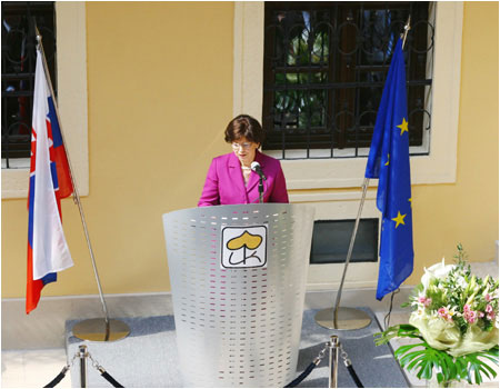 First Lady at the Opening of the Reconstructed University Library in Bratislava