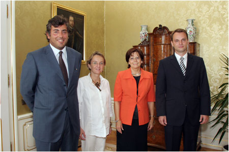 Mrs. Silvia Gaparoviov hosted the general patron of the project Life without violence