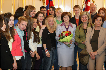 Participants of the international project Together against Climate Change visited the First Lady
