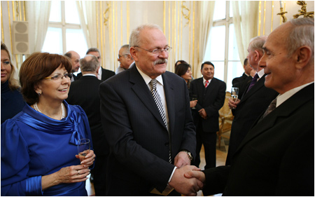 Presidential couple welcomed representatives of national minorities
