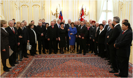 Presidential couple welcomed representatives of national minorities