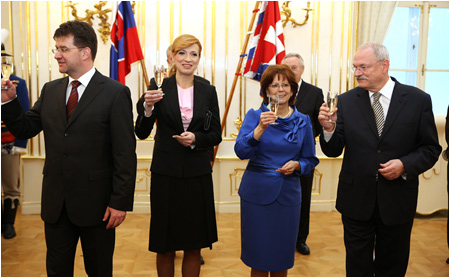 New Year's meeting of diplomats with the presidential couple