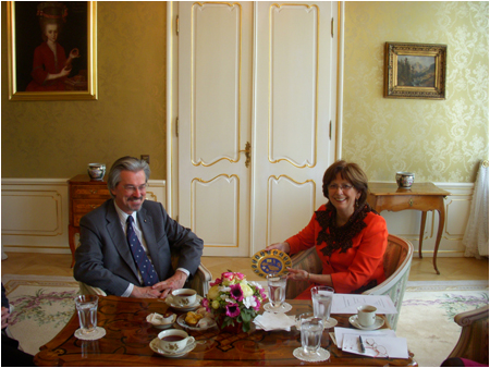 First Lady met Ambassador of the Sovereign Military Order of Malta
