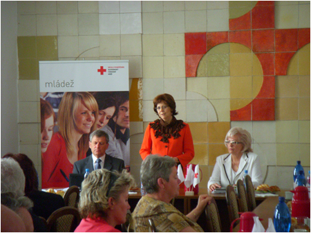 First Lady at a meeting of the Board of the Slovak Red Cross