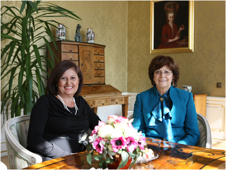 First Lady met wives of new ambassadors to Slovakia