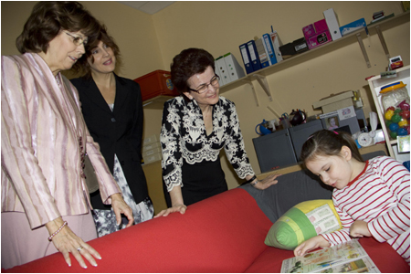 First Ladies of Slovakia and Cyprus visited an autistic center