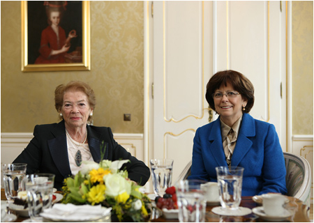 Manelka prezidenta SR diskutovala s manelkou prezidenta Talianskej republiky