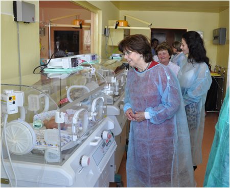 Foundation of Silvia Gaparoviov helped pathological neonatal department in Bratislava