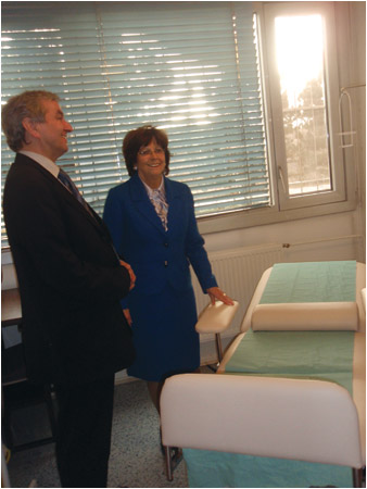 First Lady visited the 1st SZU and UNB Intern Clinic of Dionz Dieka in Bratislava