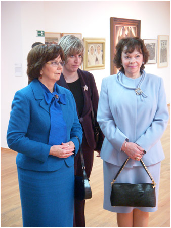 First Ladies of Slovakia and Slovenia visited the Slovak National Gallery