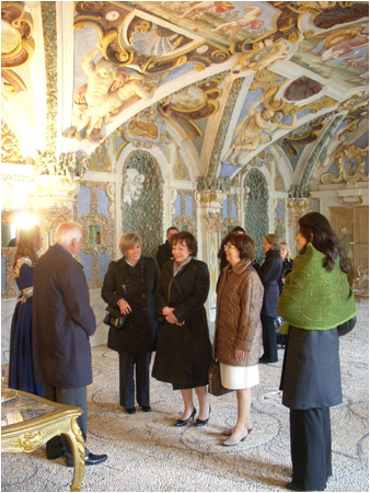 First Ladies visited the Red Stone Castle and Modras majolica