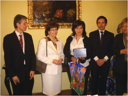 First Lady met expatriates in Budapest