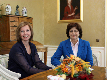 First Lady met the spouse of the Ambassador of Malta to Slovakia