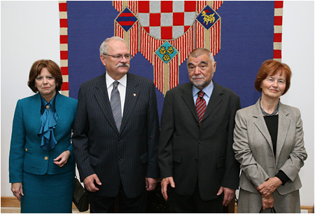 Prezident SR s manelkou na oficilnej nvteve Chorvtskej republiky - 29.-30.10.2008