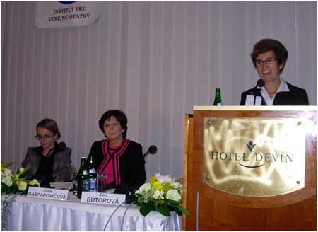 Konferencia Nsilie pchan na ench ako problm verejnej politiky pod ztitou Silvie Gaparoviovej