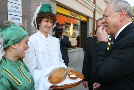 Prezident SR Ivan Gaparovi navtvil banskobystrick kraj