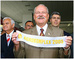 Prezident SR sa zastnil na otvoren Agrokomplexu 2005