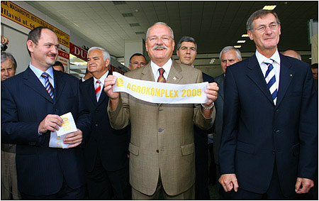 Prezident SR sa zastnil na otvoren Agrokomplexu 2005