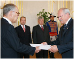 The New Ambassador of the Federal Republic of Germany Presented His Letters of Credence to the President of the Slovak Republic