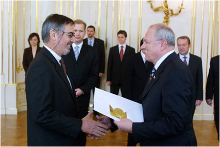 President of the Slovak Republic had received the Ambassador of Portugal