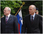 President of the Slovak Republic visits the Republic of Slovenia