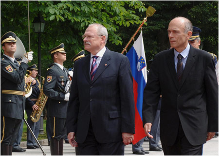 President of the Slovak Republic visits the Republic of Slovenia