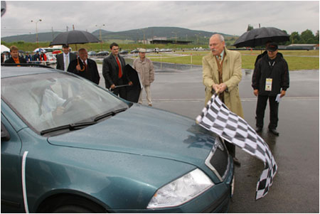 Prezident SR odtartoval I. ronk Grand Prix jazda zrunosti Matador