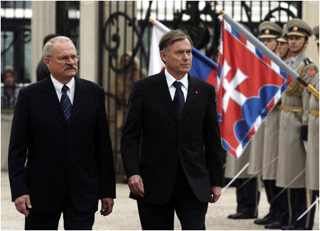 The German President Khler on a Working Visit to the Slovak Republic