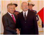 Polish President Kwasniewski Visiting Slovakia