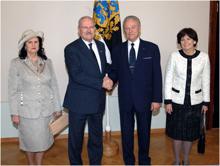 The Official Visit of the President of the Slovak Republic to the Republic of Estonia