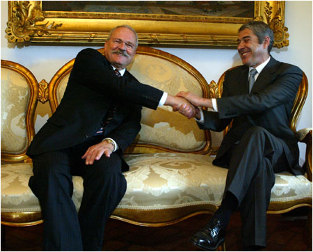 Prezident SR rokoval s portugalskm premirom