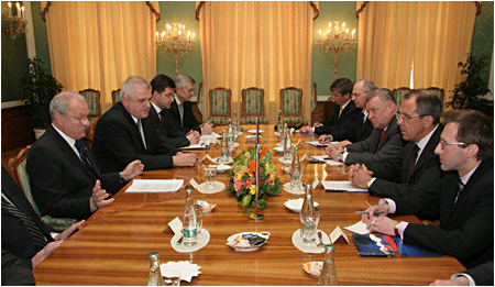 President of the Slovak Republic Received Foreign Minister of the Russian Federation Sergey Lavrov