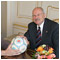 Prezident SR zablahoelal futbalistovi Schrojfovi k ivotnmu jubileu