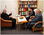 Prezident SR sa stretol s kardinlom Korcom