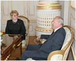Prezident SR prijal ministerku prce, socilnych vec a rodiny Vieru Tomanov
