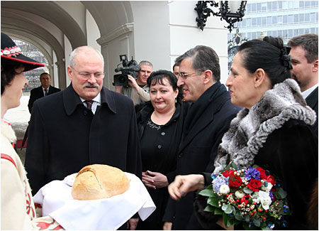 President of Serbia and Monte Negro Svetozar Marovic on His Official Visit to the Slovak Republic