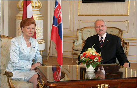 Latvian President Paying Official Visit to the Slovak Republic