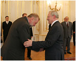 President of the Slovak Republic Received Slovenian Foreign Minister Dimitrij Rupel 