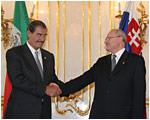 President of the Slovak Republic Ivan Gaparovi Met with the President of the United Mexican States 