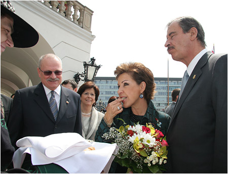 Prezident SR Ivan Gaparovi sa stretol s prezidentom Spojench ttov mexickch - 13.5.2006